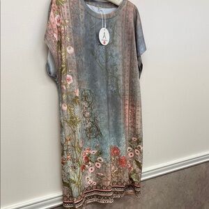 Swim cover up, medium floral